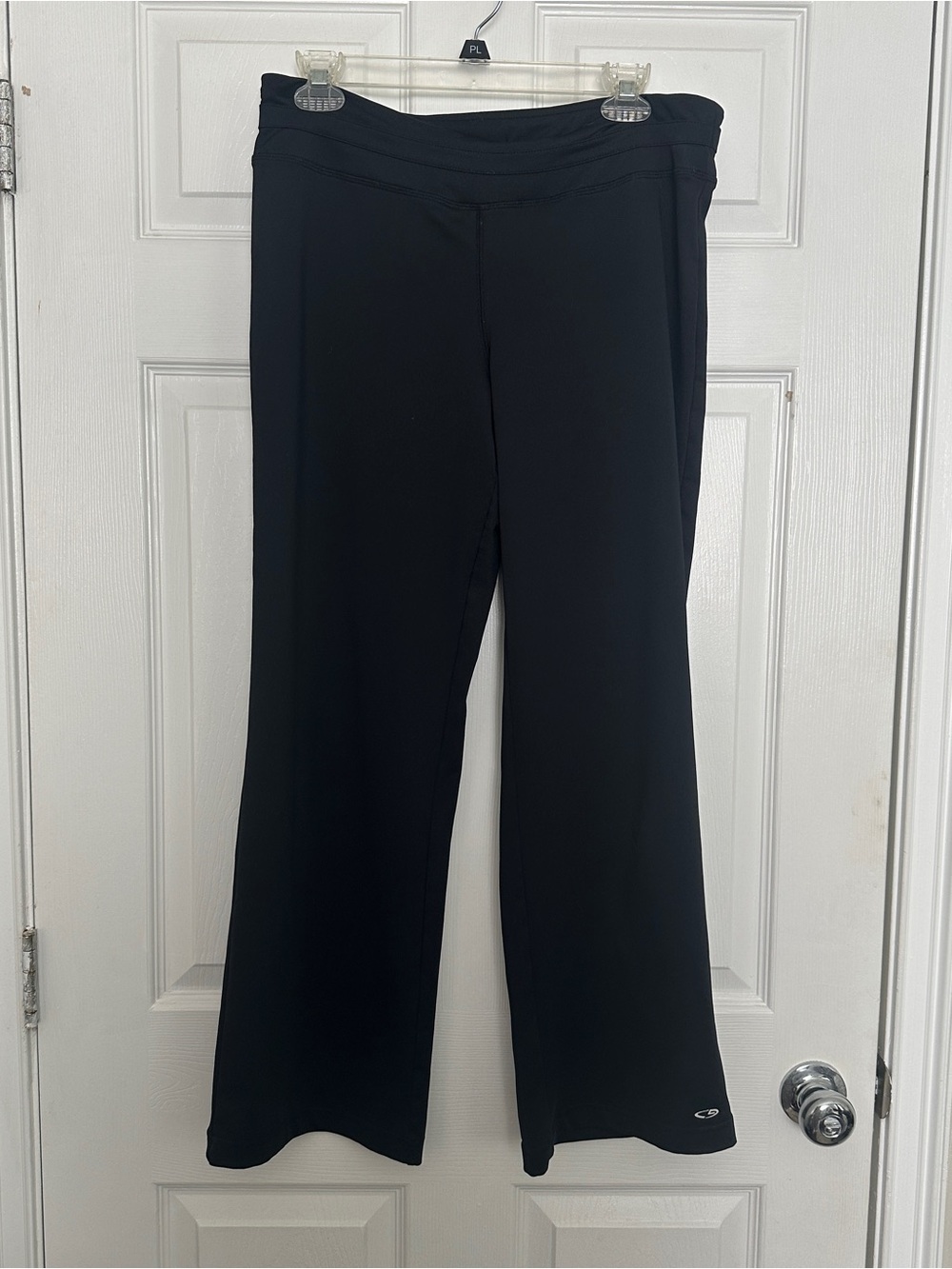 Champion Black Wide-Leg Track Pants